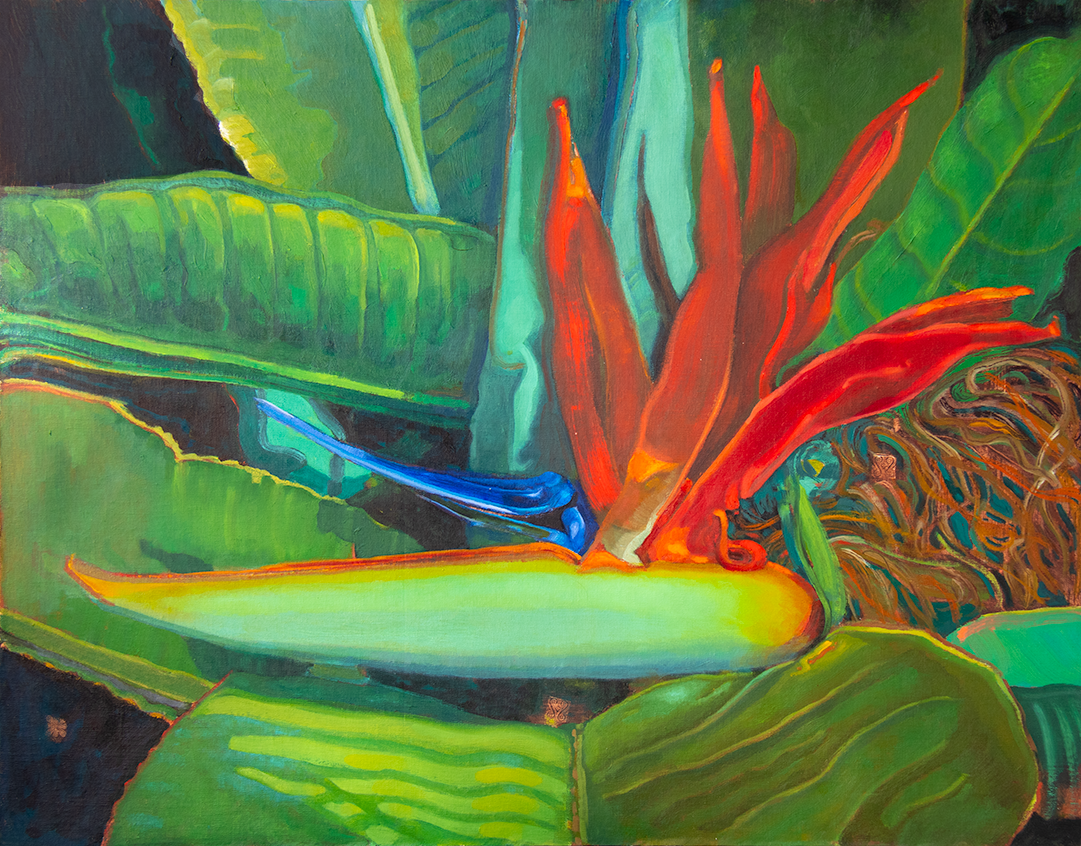 Fascinator - 24 x 30 - oil on linen